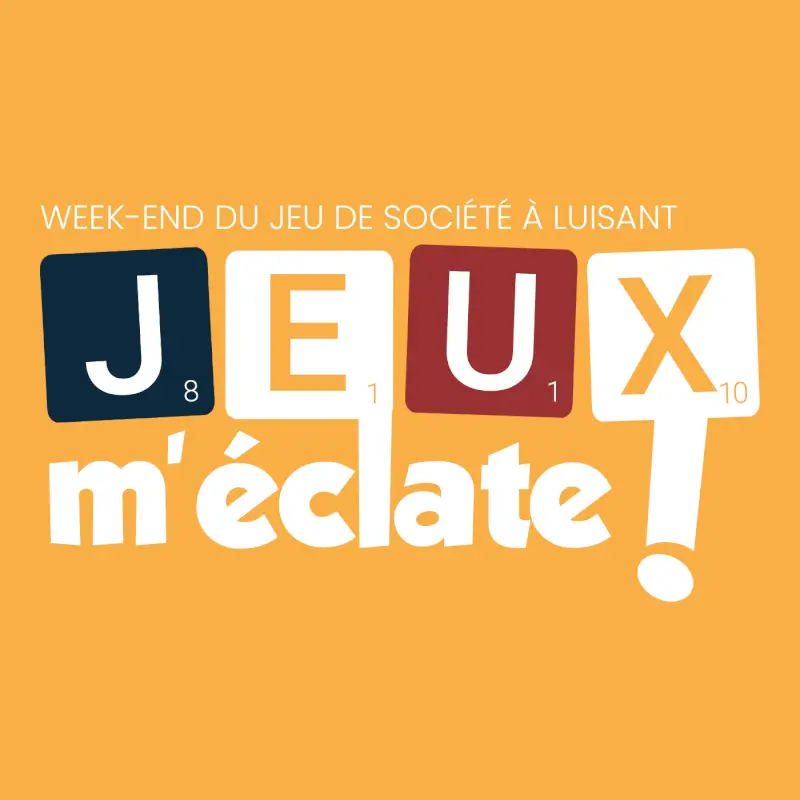 Logo du festival Jeux m'éclate !