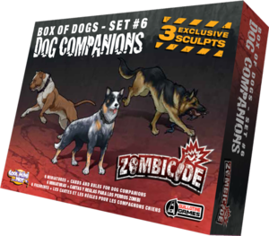 Zombicide - Box of dogs - set #6 - Dog Compagnions