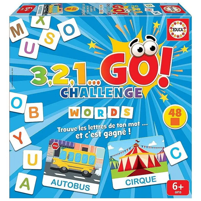 3,2,1... Go! Challenge Words