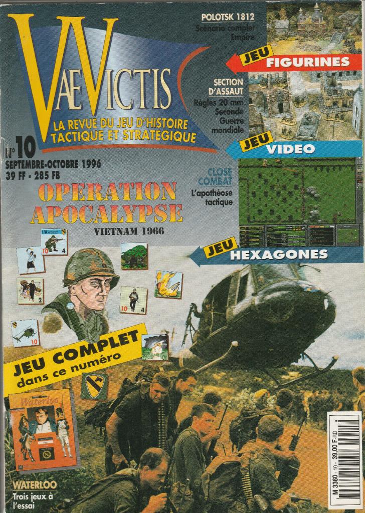 VAE VICTIS MAGAZINE N° 10 SEPTEMBRE OCTOBRE 1996 - OPERATION APOCALYPSE VIETNAM 1966 (solo)