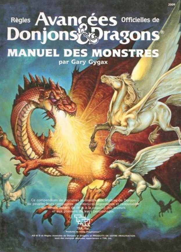 Advanced Dungeons & Dragons - 1ère Edition Vf - Manuel Des Monstres