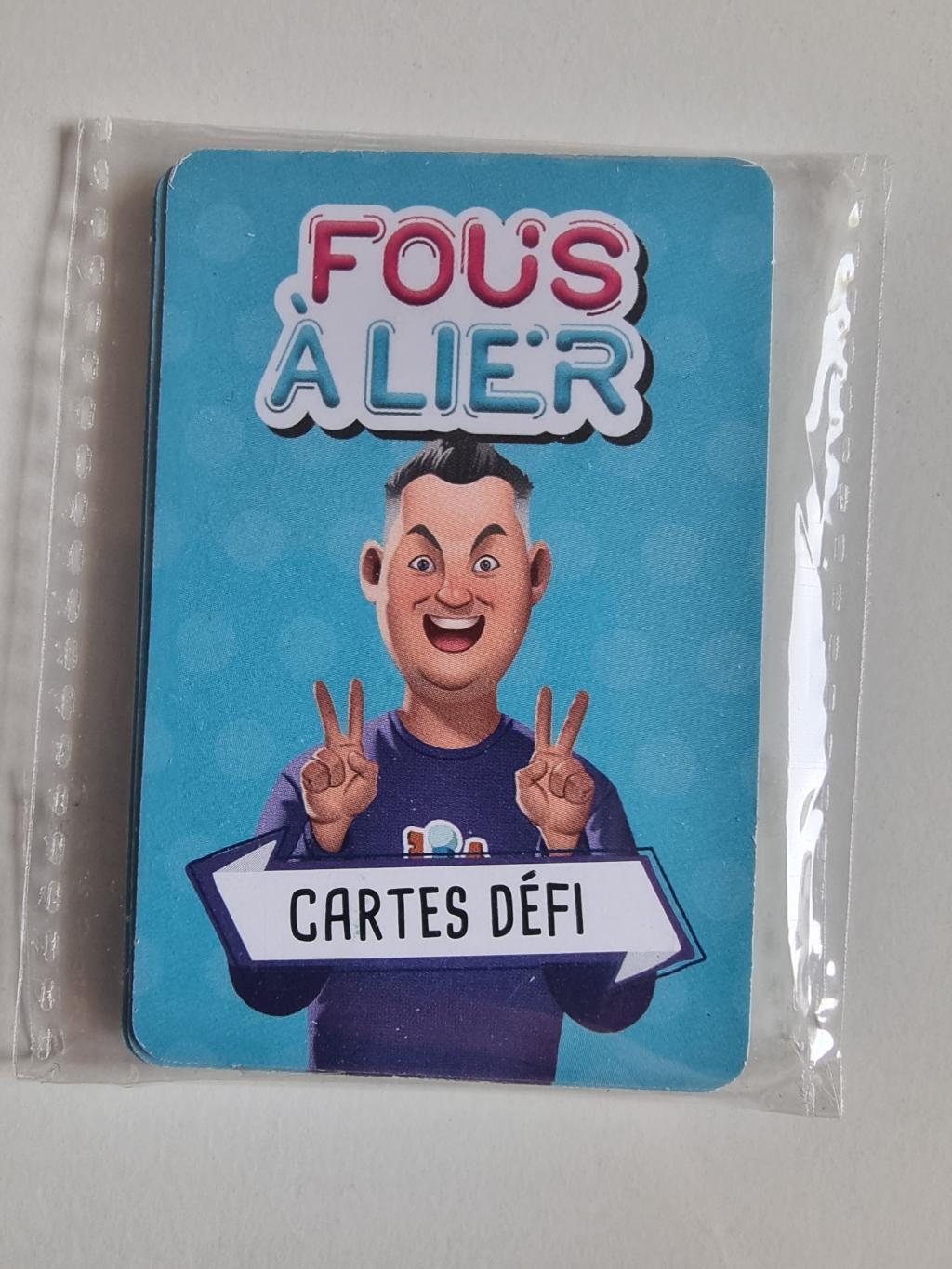 Fous à Lier - Cartes Goodies : Cartes Défi