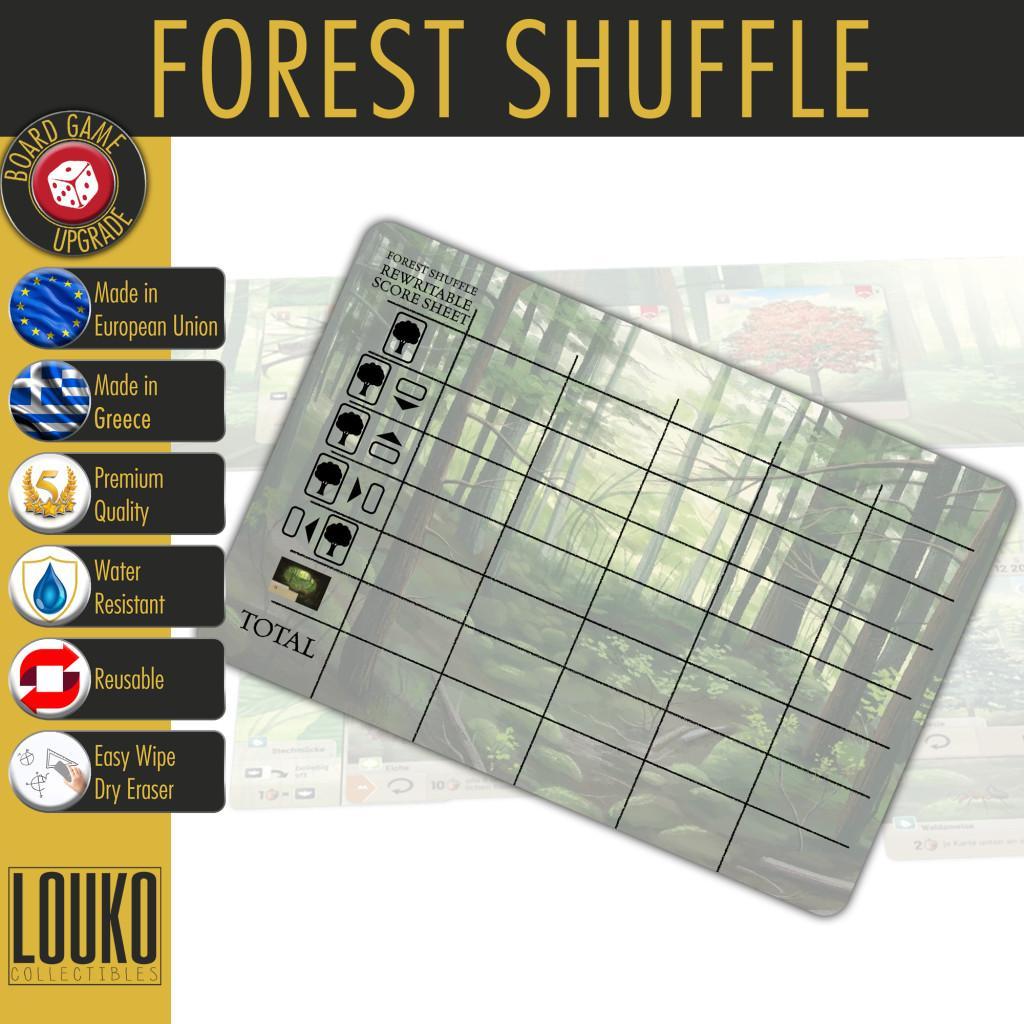 Forêt Mixte - Feuille De Score Réinscriptible