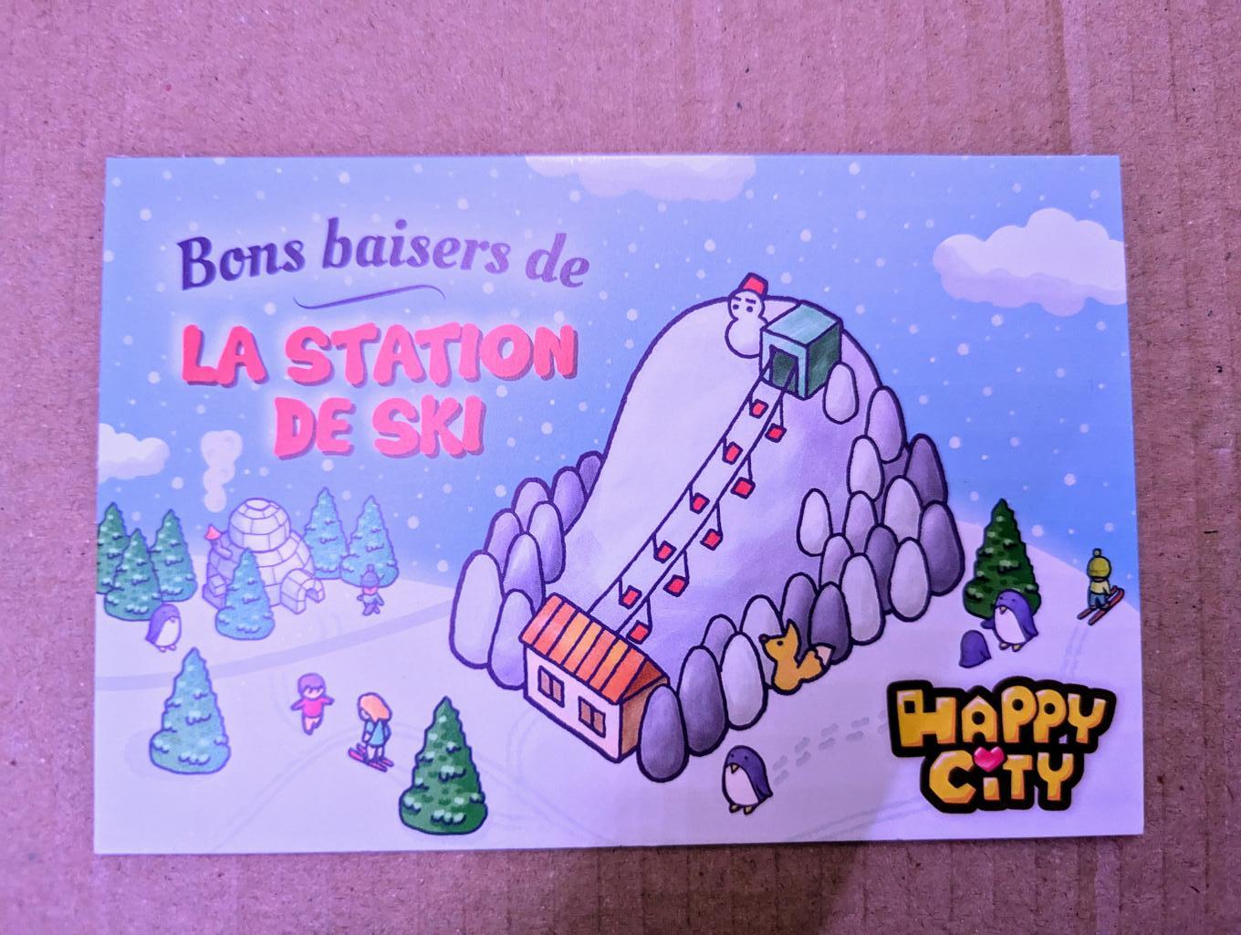 Happy City - Carte Postale Station De Sky