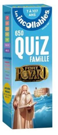 Les Incollables Fort Boyard 7 à 107 Ans- 650 Quizz Famille