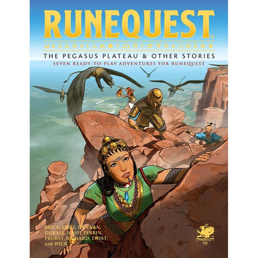 Runequest Aventures Dans Glorantha - Les Ruines Fumantes + Plateau Pégase + Boite De Base