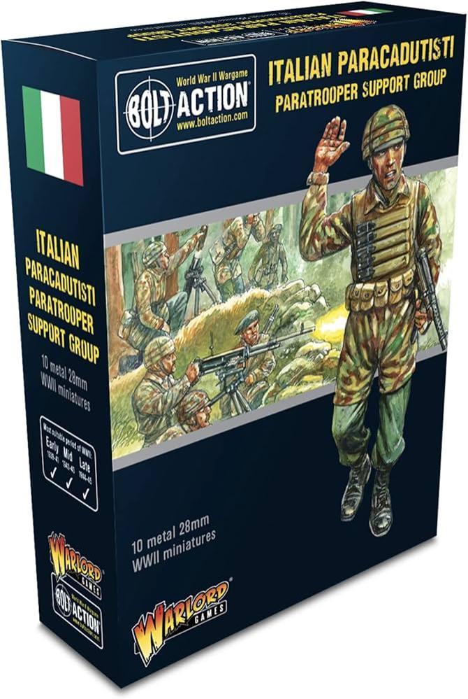 Bolt Action Paracadutisti Paratrooper Support Group