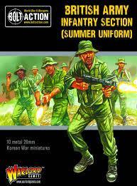 Bolt Action British Army Infantry Section Summer Uniform