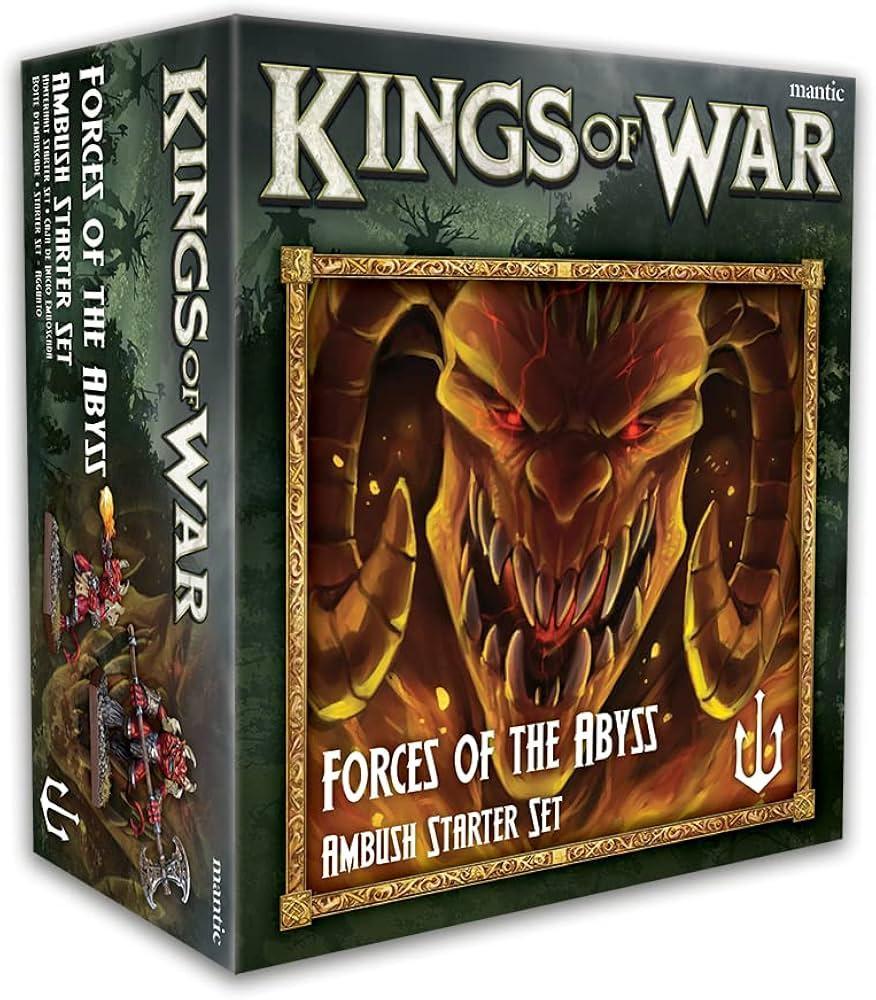 Kings Of War : Vanguard - Forces Of The Abyss : Ambush Starter Set