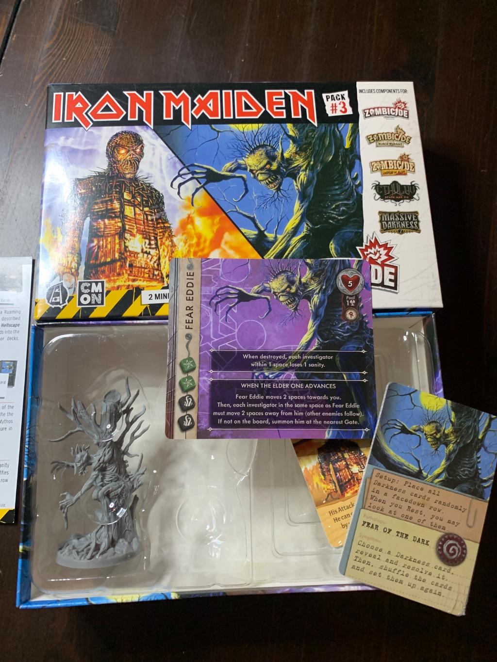 Cthulhu : Death May Die - Iron Maiden (pack 3) - Fear Eddie