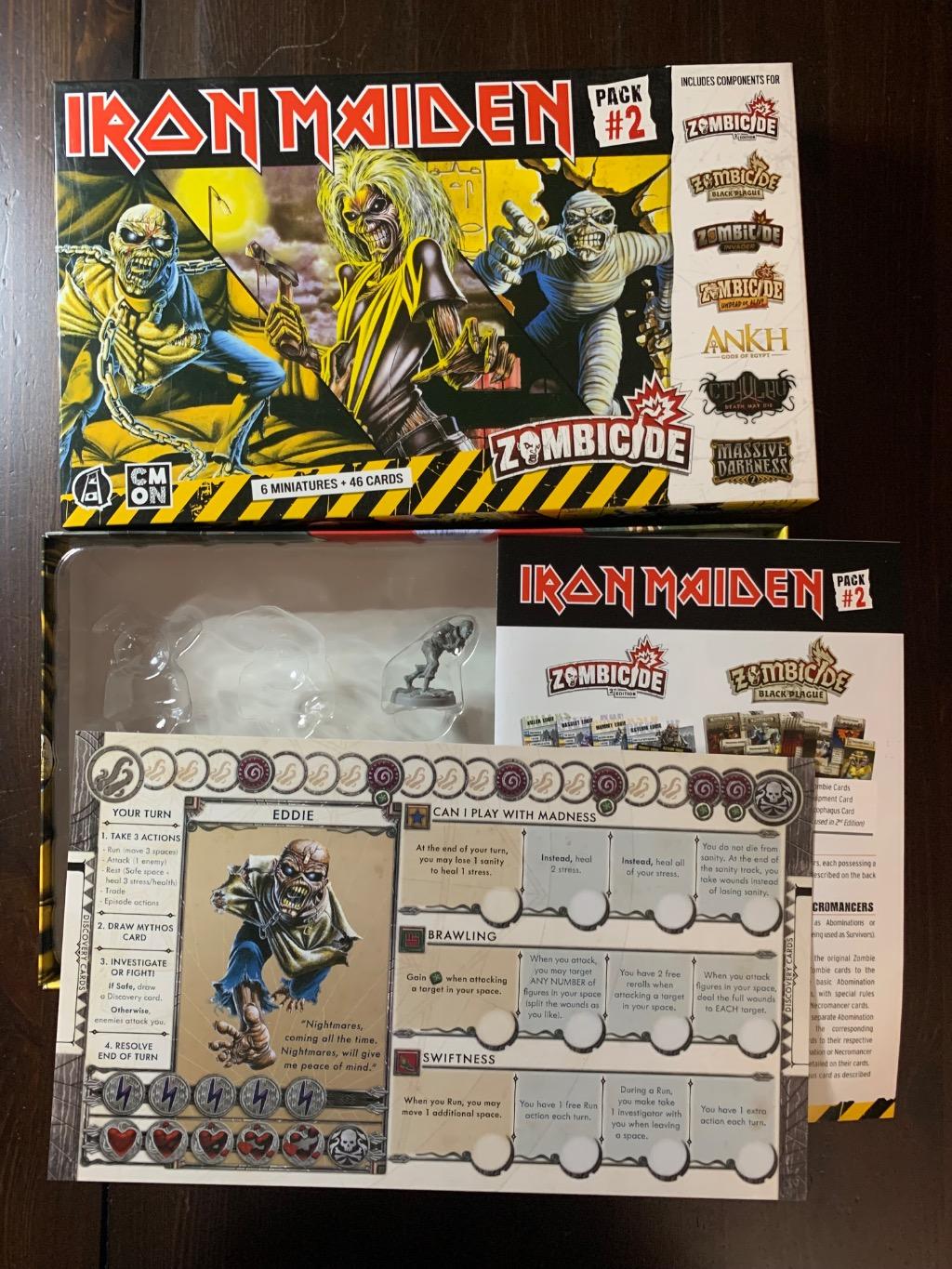 Cthulhu : Death May Die - Iron Maiden (pack 2) - Eddie Investigateur