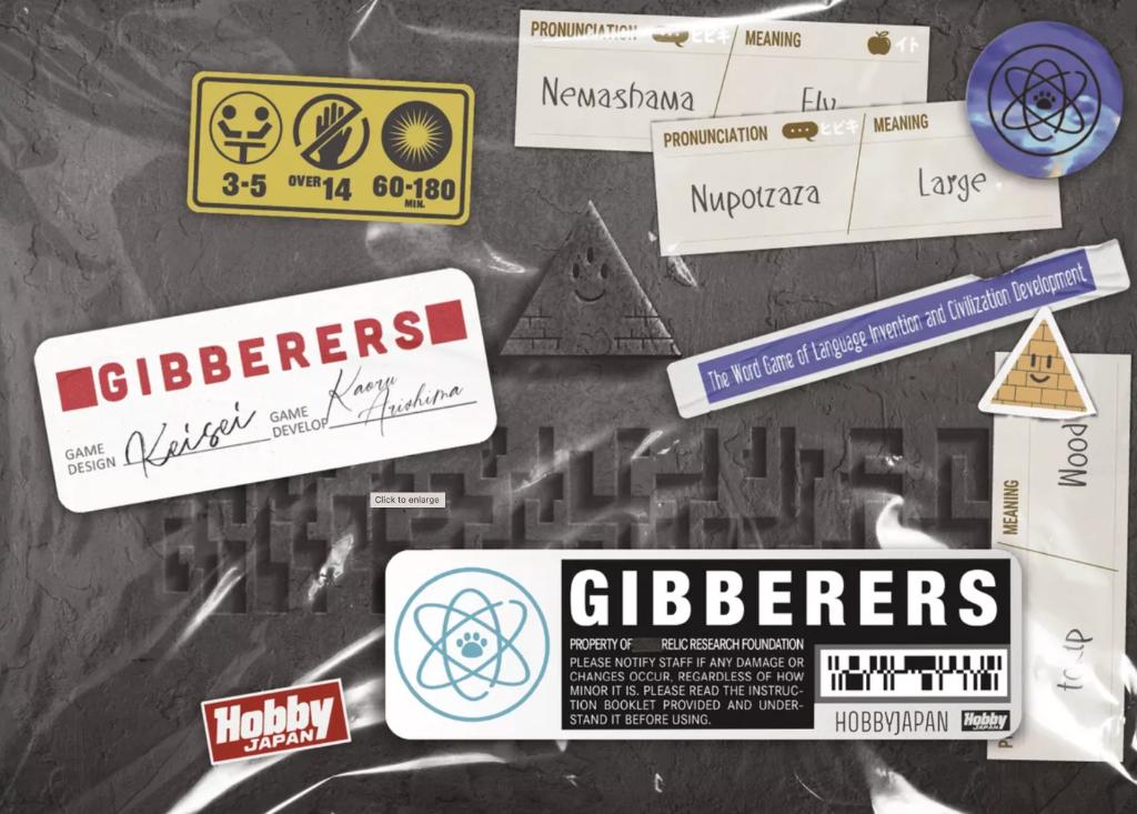 Gibberers: The Word Game Of Language Invention And Civilization Development