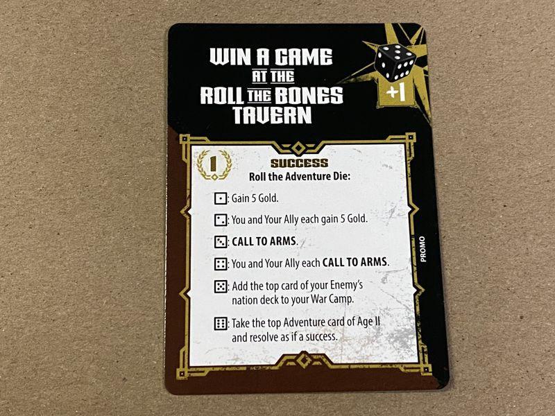 Ettin - Win A Game At The Roll The Bones Tavern Promo Card