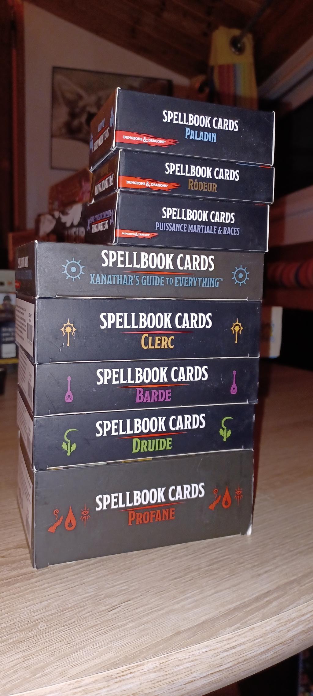 Dungeons & Dragons - Spell =book Cards