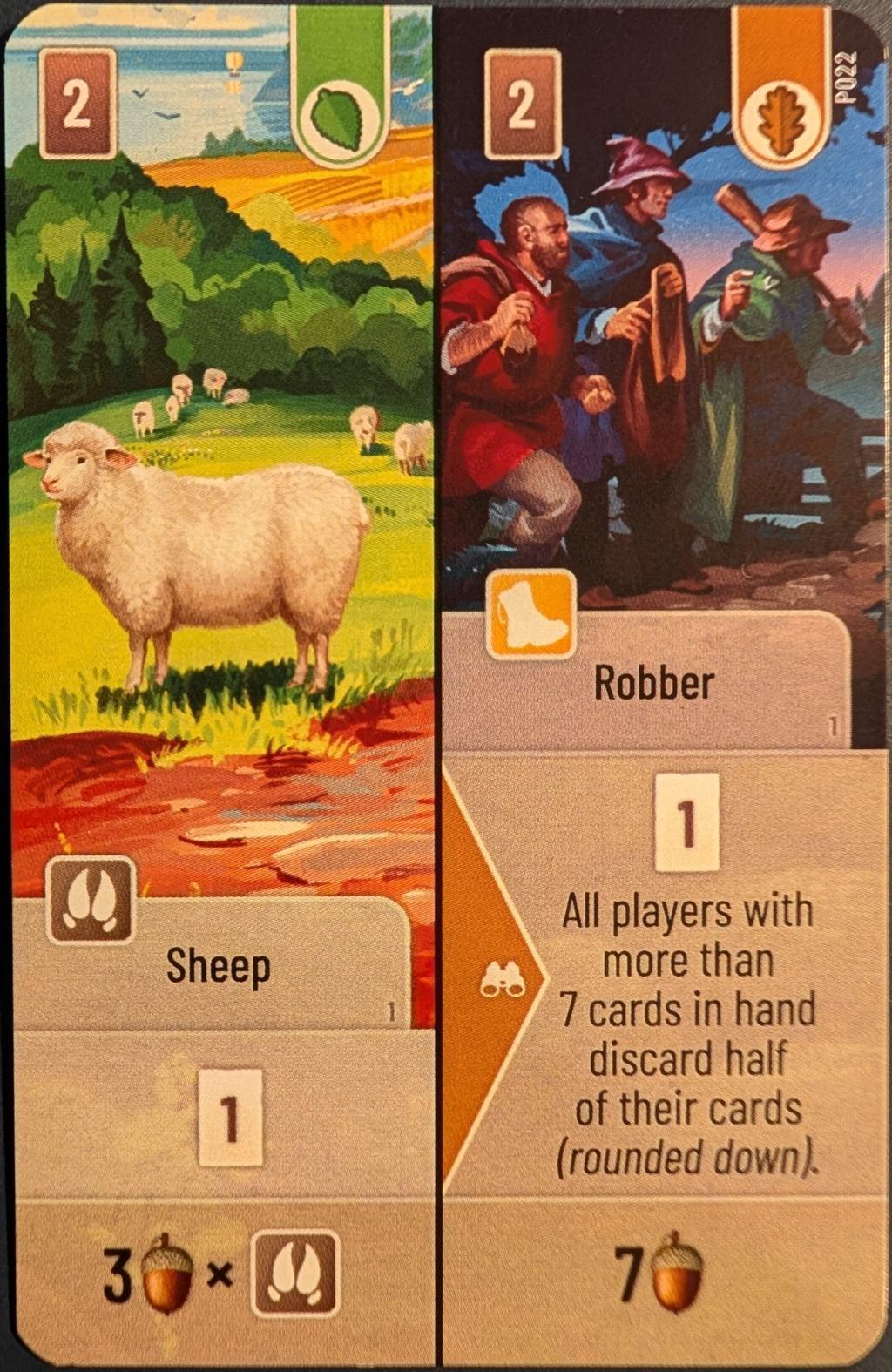 Forêt Mixte - Sheep / Robber Promo Card