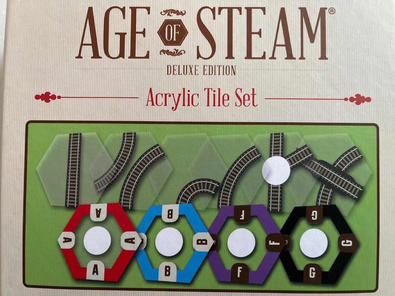 Age Of Steam Deluxe édition Acrylic Time Set