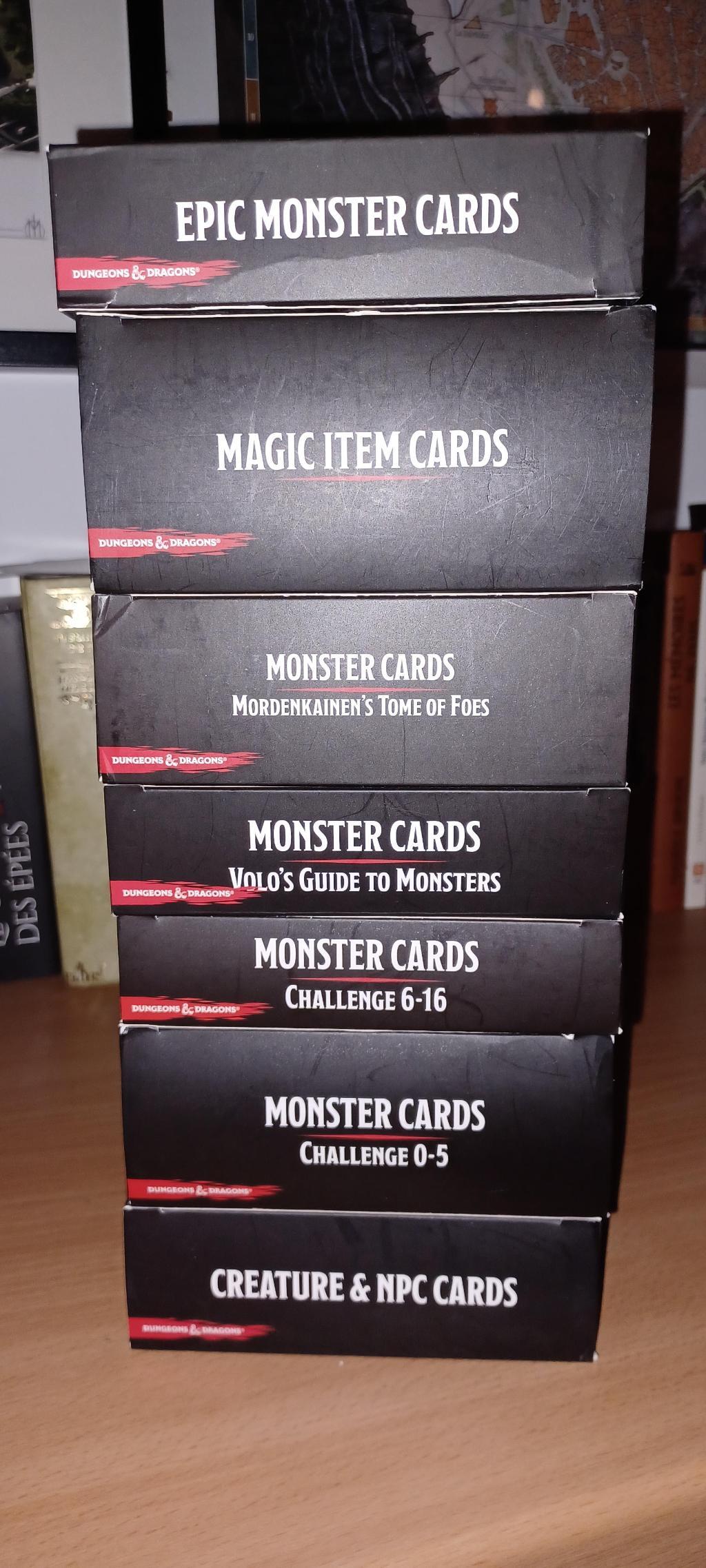 Dungeons & Dragons Monter Cards