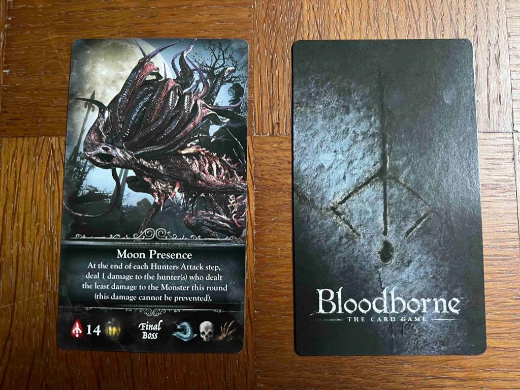 Bloodborne: Le Jeu De Cartes - Bloodborne : The Card Game - Carte Moon Presence Exclusive Game Night Kit