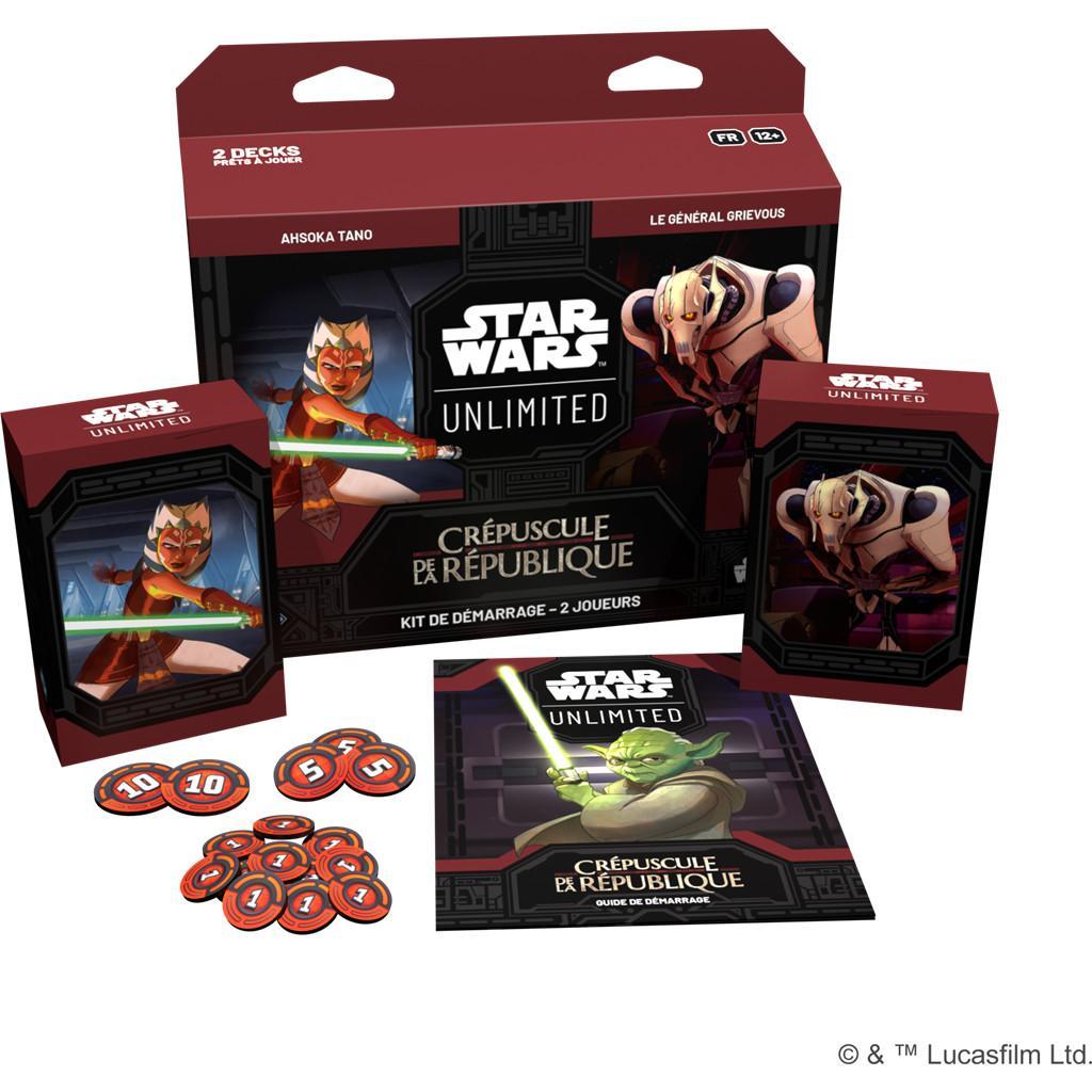 Star Wars Unlimited : Crépuscule De La République - Kit De Démarrage 2 Joueurs