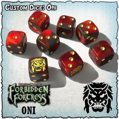 Shadows Of Brimstone - Custom Dice Set - Oni