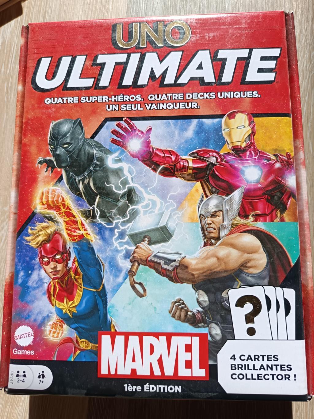 Uno Ultimate Jeu De Carte Marvel