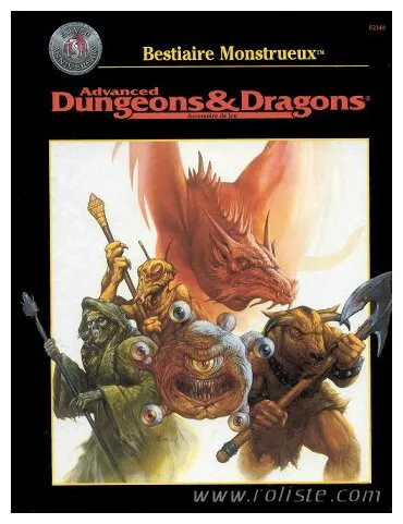 Ad&d 2 - Règles Avancées Officielles De Donjons Et Dragons - Bestiaire Monstrueux