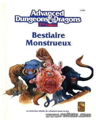 Ad&d 2ème édition - Bestiaire Monstrueux