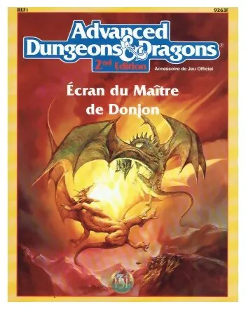 Ad&d - Advanced Dungeons And Dragons - Ref1 - Dungeon Master's Screen