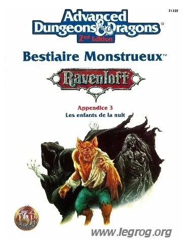 Ad&d - Ravenloft - Bestiaire Monstrueux Appendice 3 : Les Enfants De La Nuit