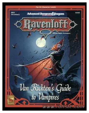 Ad&d - Ravenloft - Van Richten's Guide To Vampires Rr3