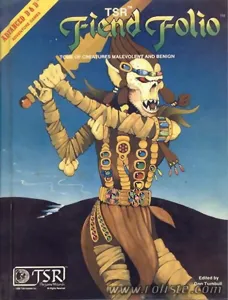 Ad&d - Règles Avancées Officielles De Donjons Et Dragons - Fiend Folio