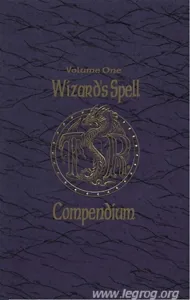 Ad&d - Wizard's Spell Compendium, Volume One