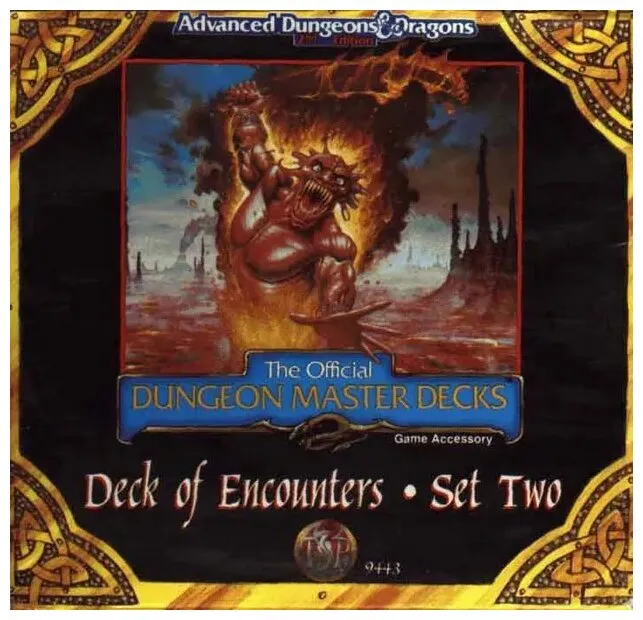 Ad&d2 - Deck Of Encounters - Set Two