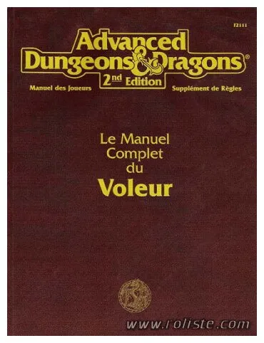 Advanced Dungeons & Dragons - Le Manuel Complet Du Voleur 2nd Edition