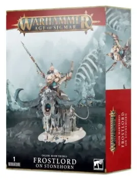 Age Of Sigmar - Frostlord On Stonehorn Beastclaw Raiders