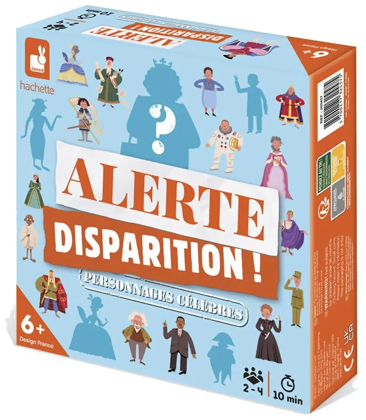 Alerte Disparition ! Personnages Célèbres