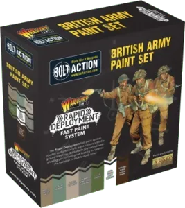 Bolt Action: British Army Paint Set