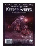 Call Of Cthulhu 7th Edition - Horror On The Orient Express Keeper Screen