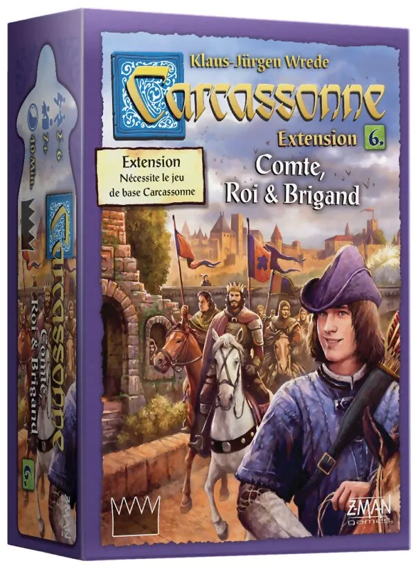 Carcassonne - Comte, Roi & Brigand Extension 6