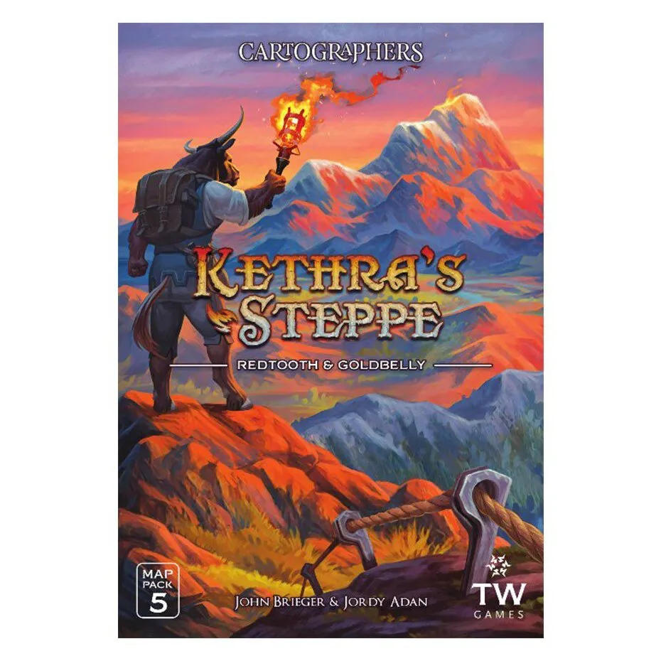 Cartographers Map Pack 5 - Kethra's Steppe Redtooth & Goldbelly