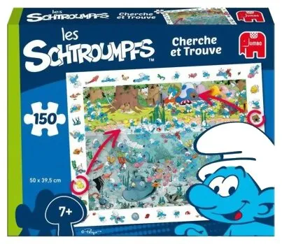 Cherche Et Trouve - Les Schtroumpfs 150 Pièces