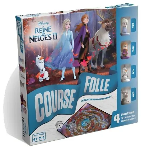 Course Folle : Jeu De L'oie La Reine Des Neiges 2