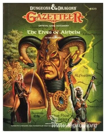 D&d - Gazetteer - The Elves Of Alfheim