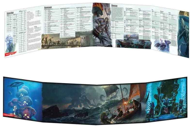 D&d5 - Of Ships And The Sea - Dm Screen