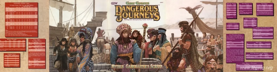 Dangerous Journeys - Gamemaster's Screen