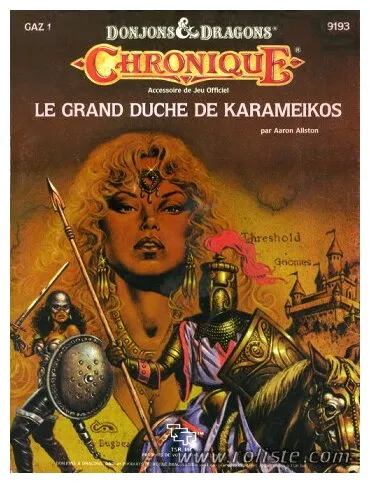 Dungeons & Dragons - Gaz1 - Le Grand Duché De Karameikos