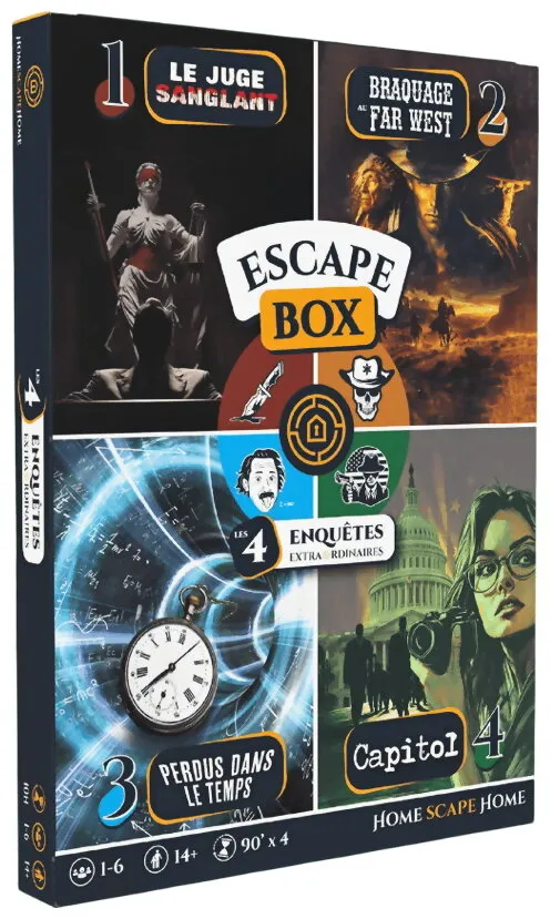 Escape Box - Les 4 Enquêtes Extraordinaires