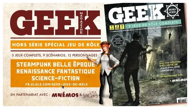 Geek Magazine - Hors Série 3 Jeux De Rôles