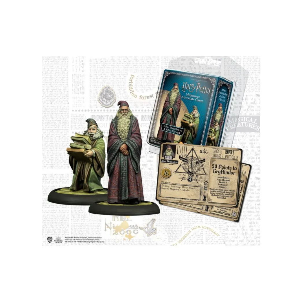 Harry Potter - Dumbledore & Flitwick Miniatures Adventure Game