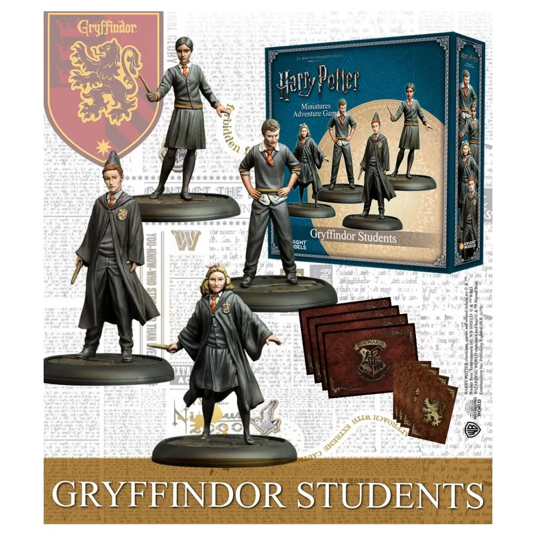 Harry Potter - Gryffindor Students Miniatures Adventure Game